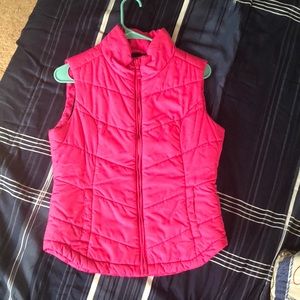 Aeropostale pink puffer vest